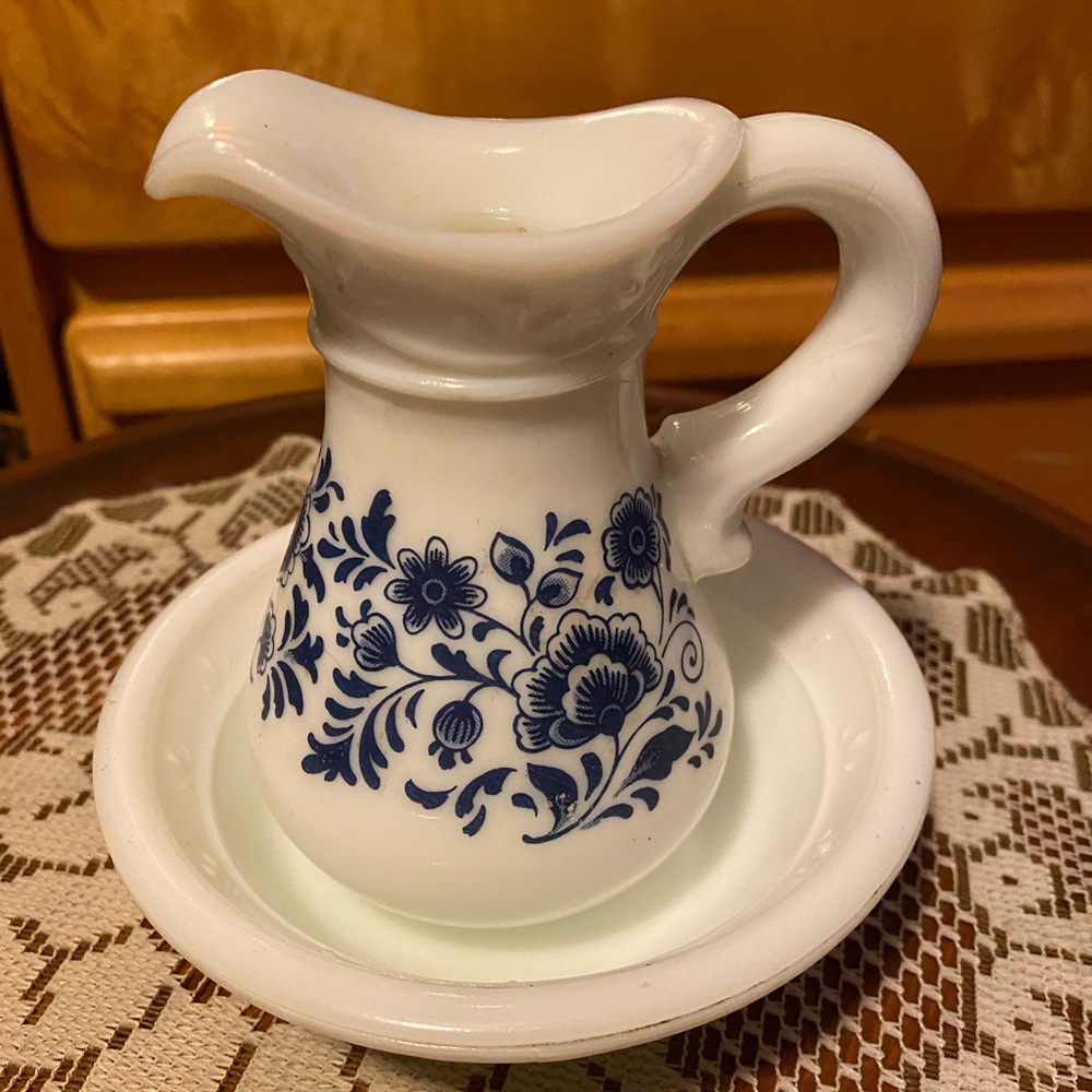 Vintage Avon pitcher and basin